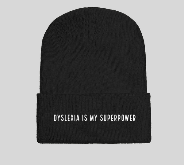 Superpower Embroidered Beanies With Folded Cuff