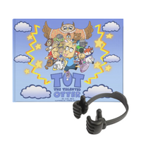 Tot The Talented Otter with Thumb Mobile Phone Holder